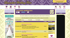 Desktop Screenshot of lancashireweddingfairs.co.uk