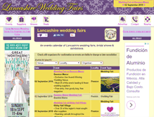 Tablet Screenshot of lancashireweddingfairs.co.uk